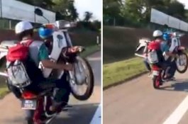 Video Viral Remaja Bonceng Motor Rusak Temannya Selama  4 Jam