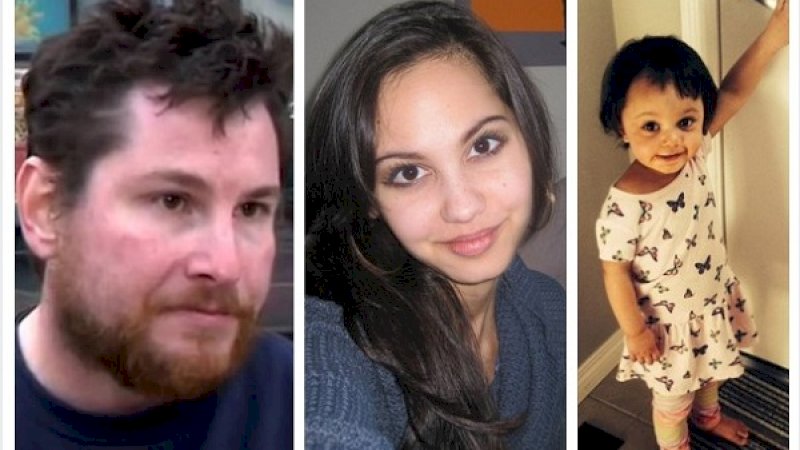 Robert Leeming dan dua korbannya, Jasmine Lovett serta putrinya, Aliyah Sanderson.