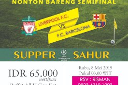 Promo Menarik, Nobar Liga Champion Sambil Sahur di Citadines Royal Bay Makassar