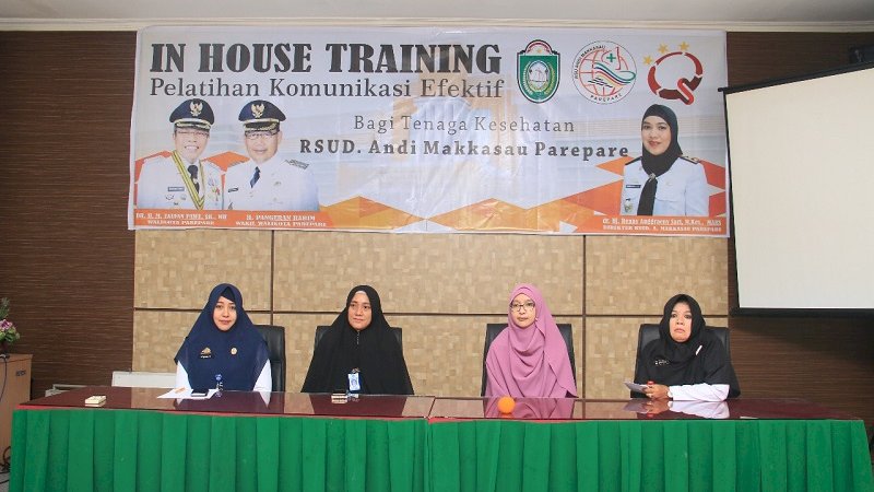 Tingkatkan Kompetensi, RSUD Andi Makkasau Gelar Pelatihan Komunikasi Efektif