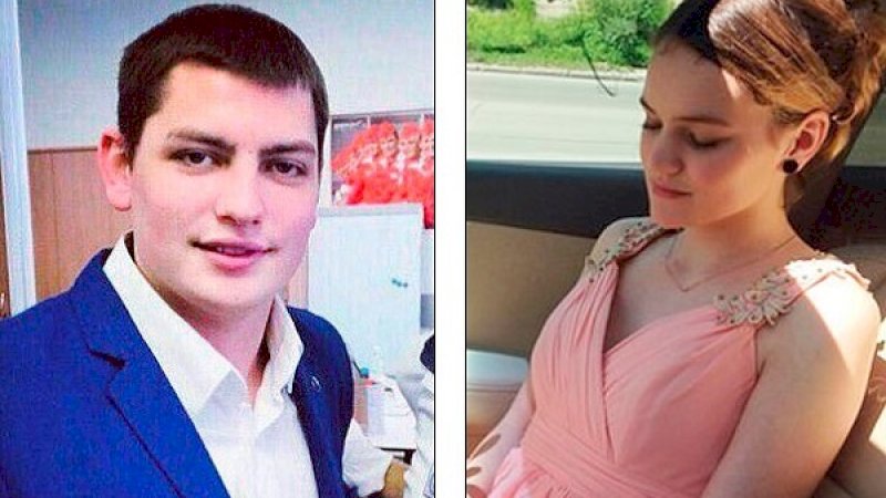Maxim Moiseev dan pacarnya, Ksenia Obraztsova