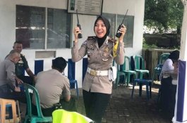 Cantiknya Kasat Lantas Polres Pinrang yang Baru