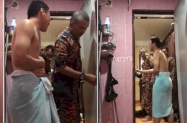 Video Pria Jomblo Terkunci di Toilet dan Dikeluarkan Pemadam Kebakaran