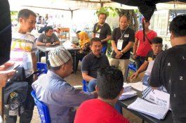 Semangati Saksi, Ridwan Wittiri Kunjungi Lokasi Rekap Suara di PPK Tamalate