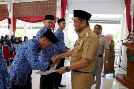 112 CPNS Baru Pemkab Barru Terima SK