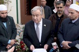 30 Menit Sekjen PBB Kunjungi Masjid Lokasi Penembakan Teroris di Selandia Baru