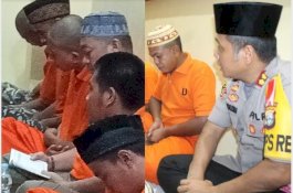 Baca Alquran Kecil, Begini Suasana Buka Puasa  Pembunuh Zulaiha di Tahanan Polres Gowa