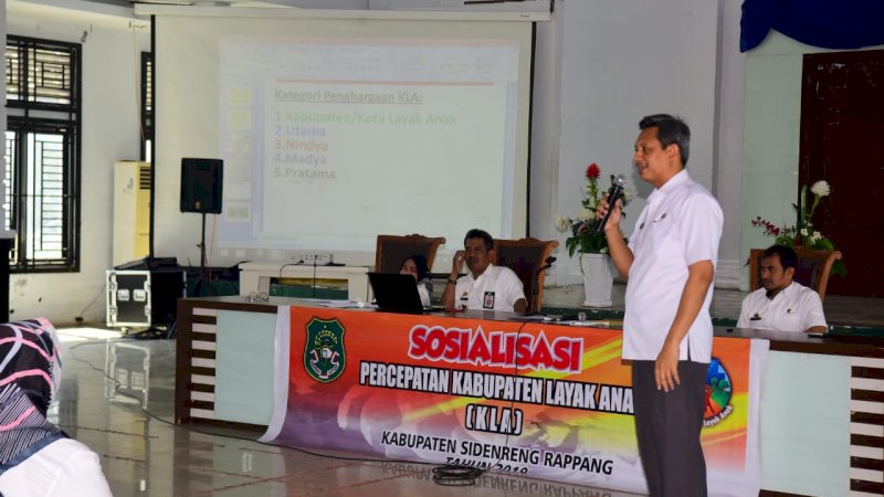 Pemkab Sidrap Sosialisasikan Percepatan Kota Layak Anak