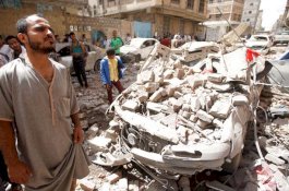 Arab Saudi-UEA Gempur Ibu Kota Yaman