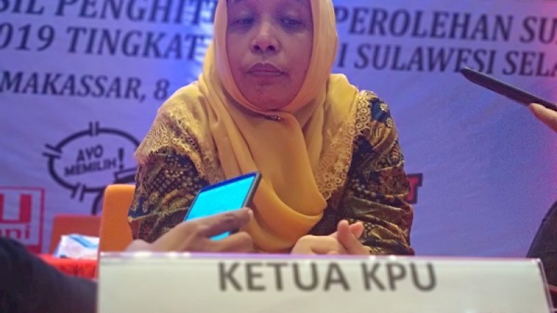 Ketua KPU Sulsel, Misna M Attas.