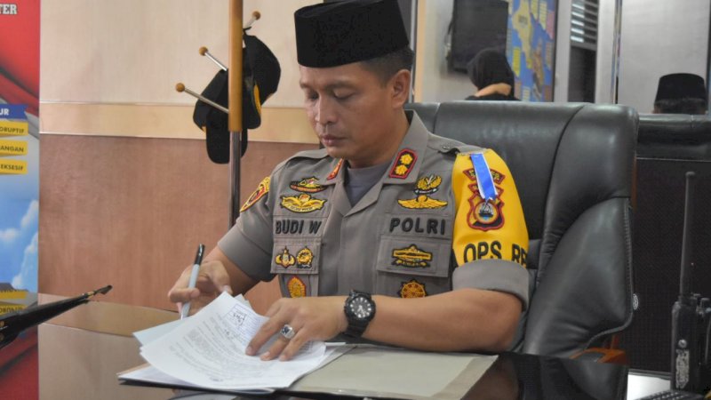 Kapolres Sidrap Imbau Warga tak Ikut Aksi 22 Mei ke Jakarta