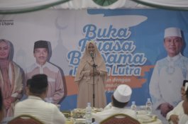 Warga Menyemut, Kendaraan Mengular, Buka Puasa Bupati Lutra Semarak