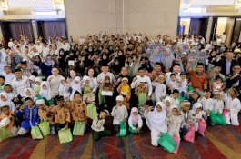Claro Makassar Buka Puasa Bersama 400 Anak Panti