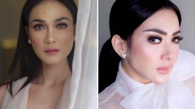 Luna Maya dan Syahrini. Ist