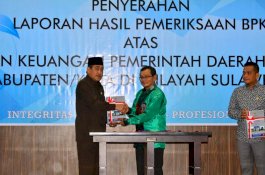 Tiga Tahun Berturut-turut, Kabupaten Sidrap Raih WTP