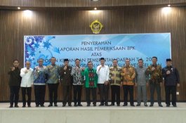 BPK Serahkan LHP untuk 6 Kabupaten, Takalar Raih Opini WDP