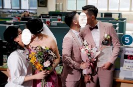 Nauzubillah, 300 Pasangan Sejenis Menikah di Taiwan dalam Sehari