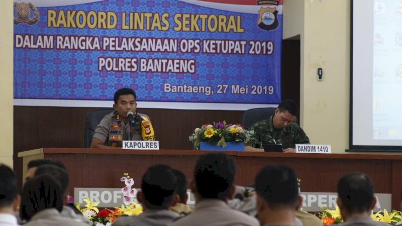 Ops Ketupat, Polres Bantaeng Siapkan Pos Pelayanan dan Pengamanan