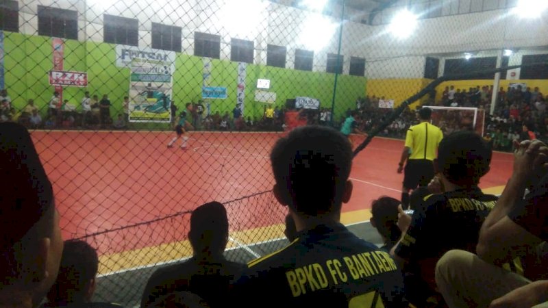 Kadispora Bantaeng Harap Turnamen Futsal Liga Ramadan Terus Meningkat