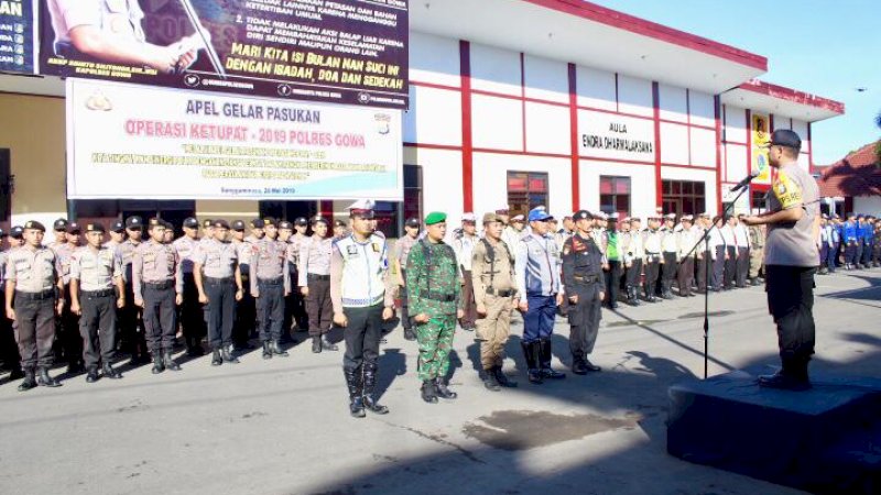 120 Personel Polres Gowa Siaga Jelang Lebaran