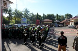 Jelang Hari Raya Idul Fitri, Kapolres Takalar Pimpin Apel Gelar Pasukan Ops Ketupat 2019