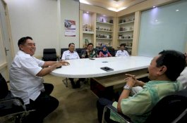 Temui Sekda Sulsel, Komisioner KI Sulsel Bahas Era Keterbukaan Informasi