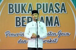 Buka Puasa Bersama, Adnan-Kio Paparkan Prestasi Kabupaten Gowa 
