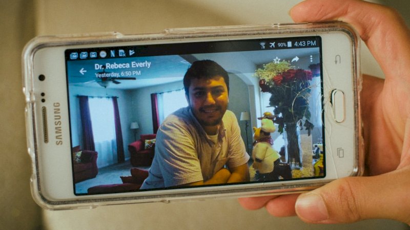 Serkan Golge dalam sebuah foto yang ditunjukkan oleh istrinya, Kubra. (New York Times)