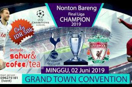 Yuk Ikut Nobar Final Champion 2019 di Grand Town Hotel Mandai