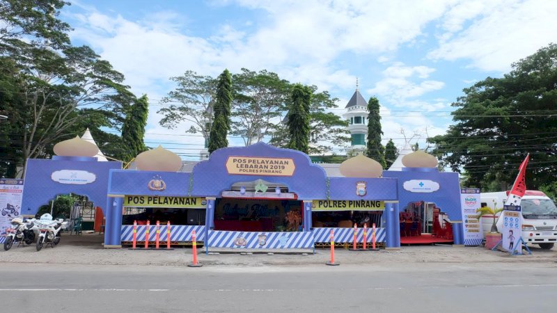 Begini Fasiltas Pos Pelayanan Operasi Ketupat 2019 Polres Pinrang