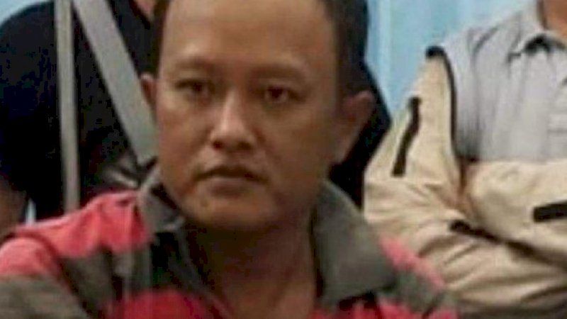 TH, pelaku pembunuhan terhadap Salim saat diringkus polisi.