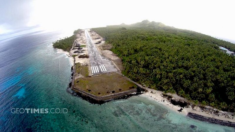 Foto udara Kepulauan Talaud