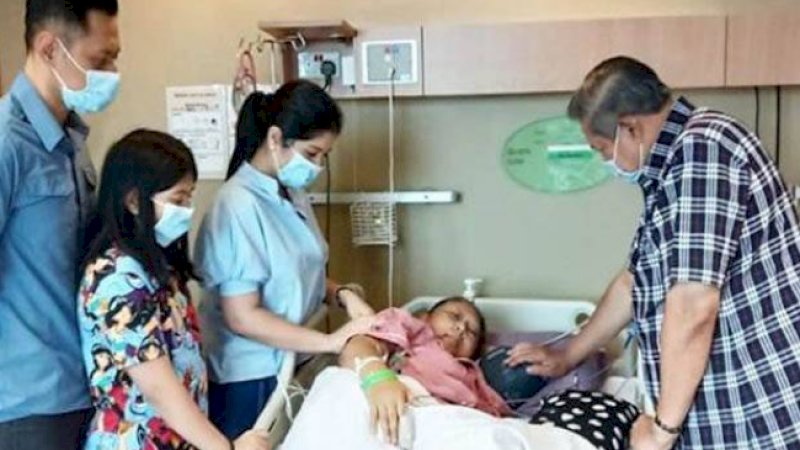 Kondisi terkini Ani Yudhoyono di Singapura.