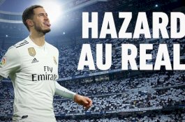 Hazard Berfoto Pegang Jersey Real Madrid