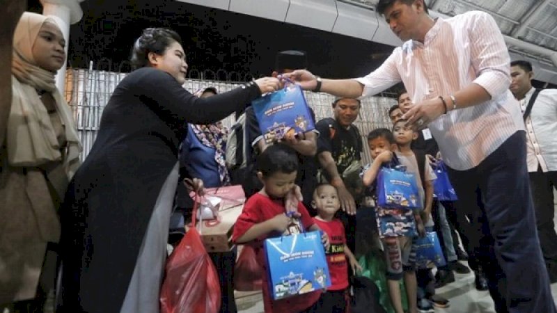 Mudik gratis yang diberangkatkan Bank BTN.