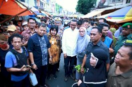 Pj Wali Kota Makassar Sidak Pasar Jelang Lebaran