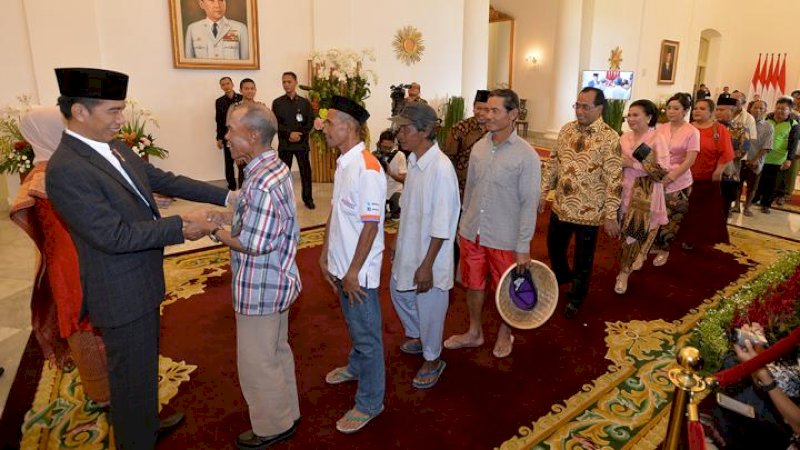 Presiden Joko Widodo (Jokowi) kembali menggelar open house pada Lebaran 2019, Rabu (5/6/2019).