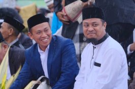 Salat Ied di Takalar, Sudirman Sulaiman Ajak Masyarakat Bangun Sulsel