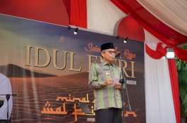 Taufan Pawe Didaulat Wakili Walikota-Bupati se-Sulsel Bawa Sambutan Halal bi Halal