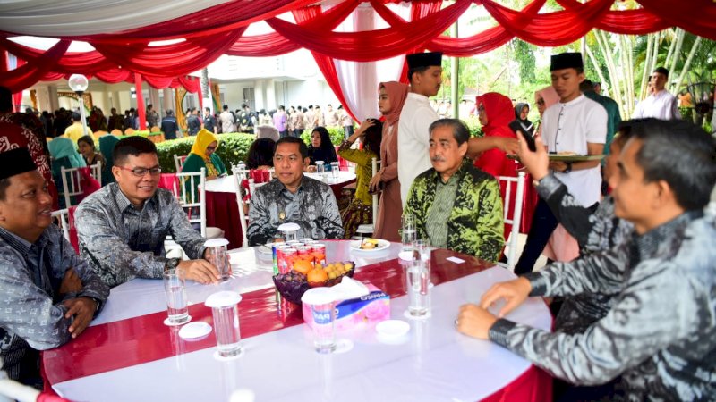 Bupati dan Forkopimda Sidrap Hadiri Halal Bihalal Gubernur Sulsel