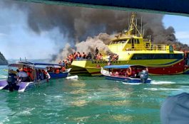 Kapal Mewah Terbakar di Langkawi Malaysia, Ini Identitas WNI yang Tewas