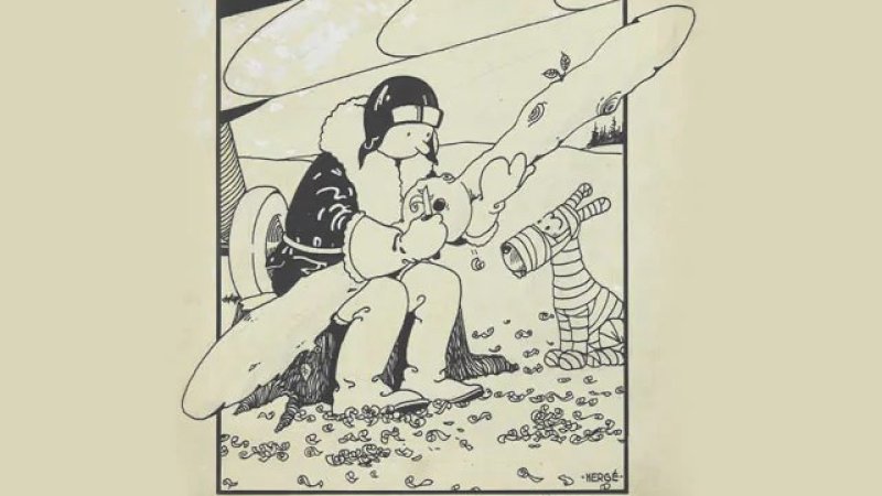 Ilustrasi Tintin Herge
