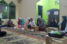 Mengisi Libur Lebaran, Ini Cara Kreatif Remaja Masjid Majannang!