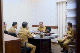 Evaluasi Dana Tanggap Darurat, Wagub Datangi Ruangan Bidang Anggaran