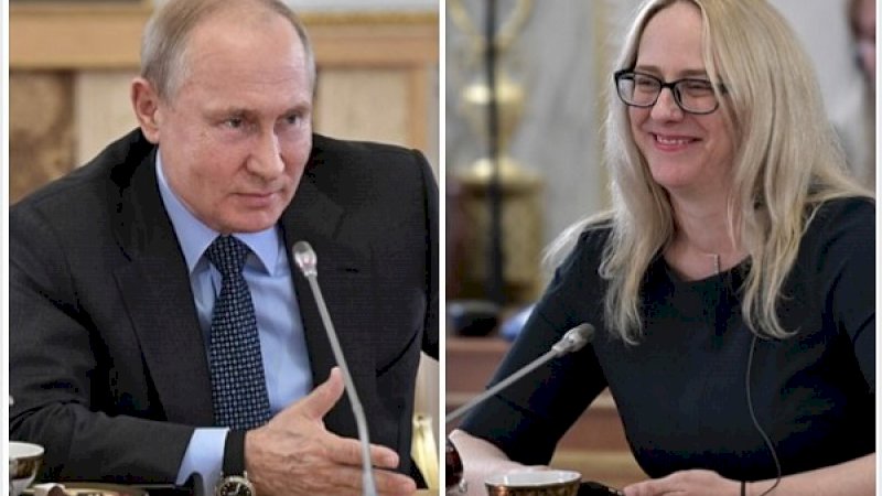 Vladimir Putin dan Rosalind Mathieson