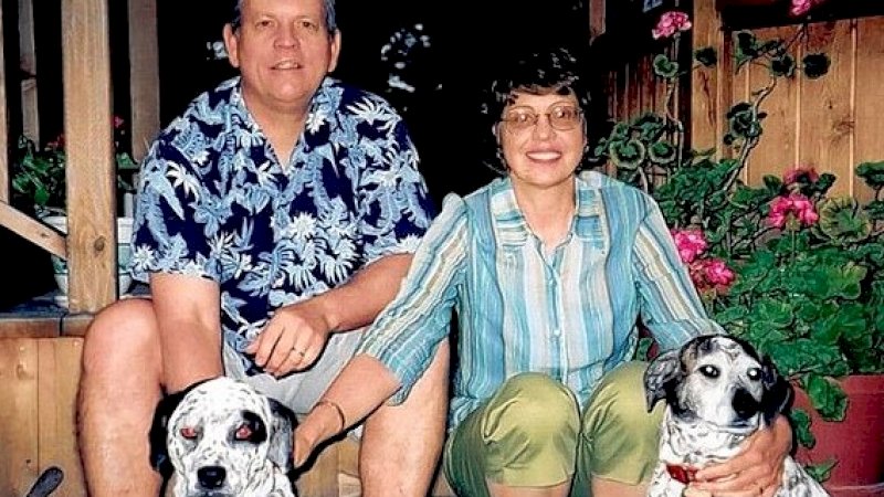 David Martin dan Anne Martin, dua korban tewas setelah ditikam oleh putrinya sendiri.
