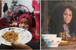 Keluarga Ini Kaget Lihat Sosok Misterius di Gambar Open House Lebaran