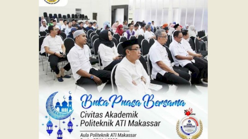 Gelar Buka Buasa Bersama, Seluruh Civitas Politeknik Ati Makassar Berkumpul