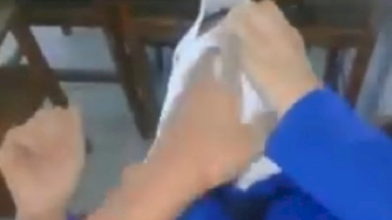 Salah satu adegan video mesum di Bulukumba.