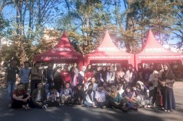 Mahasiswa STIE Nobel Direct Selling di CFD Jenderal Sudirman